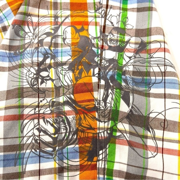 Marvel Men’s Comics Hulk Wolverine Super Hero Plaid Flat Front Shorts Size 36 - Picture 3 of 13